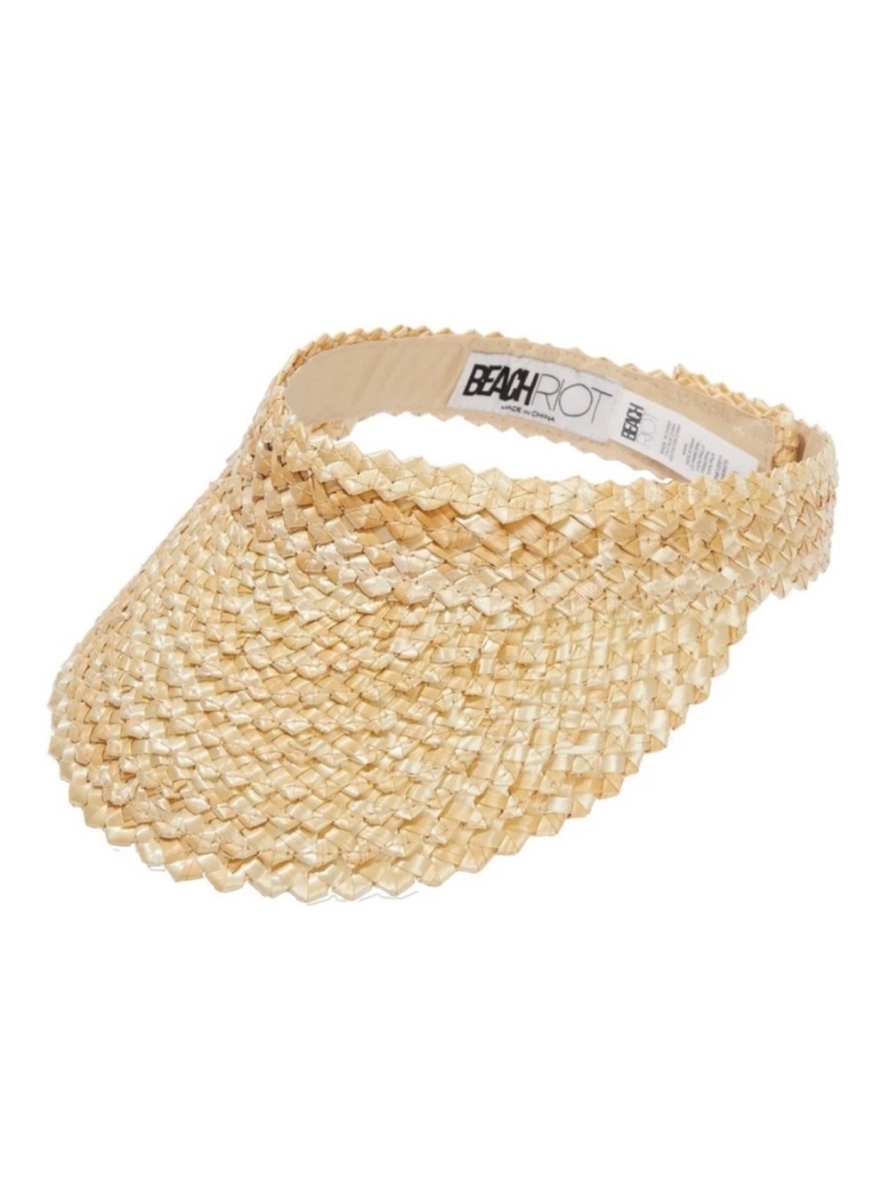 Beach Riot Straw Visor NEW - Picture 2 of 8
